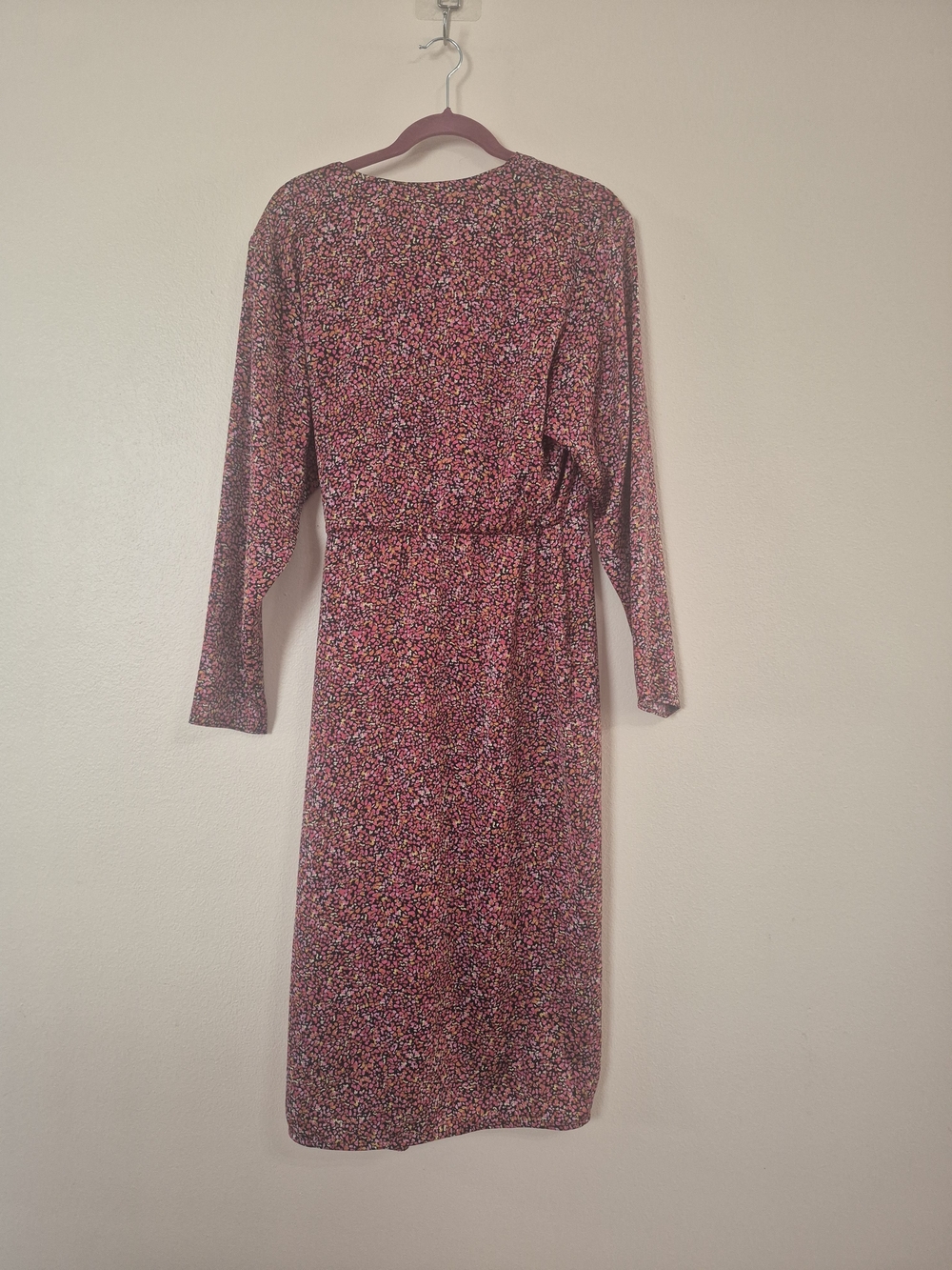 H&M Pink Multi-Color Floral Wrap Robe - Picture 2 of 3